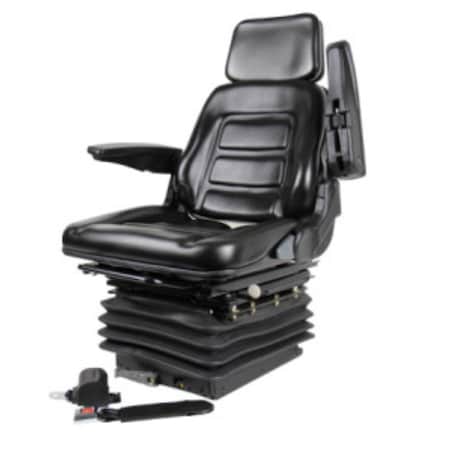 Aftermarket Full Adjustment Seat w/ Suspension (Black Vinyl) SEQ90-0463